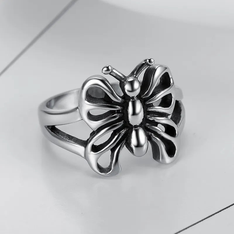 Adjustable Butterfly Ring