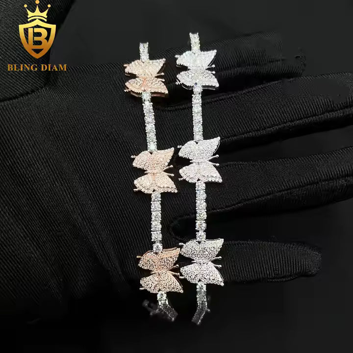 Butterfly Moissanite Bracelet