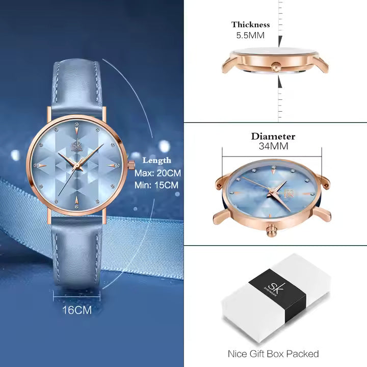 Aqua Rose Watch