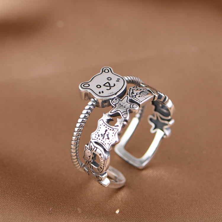 Little Bear wide ring