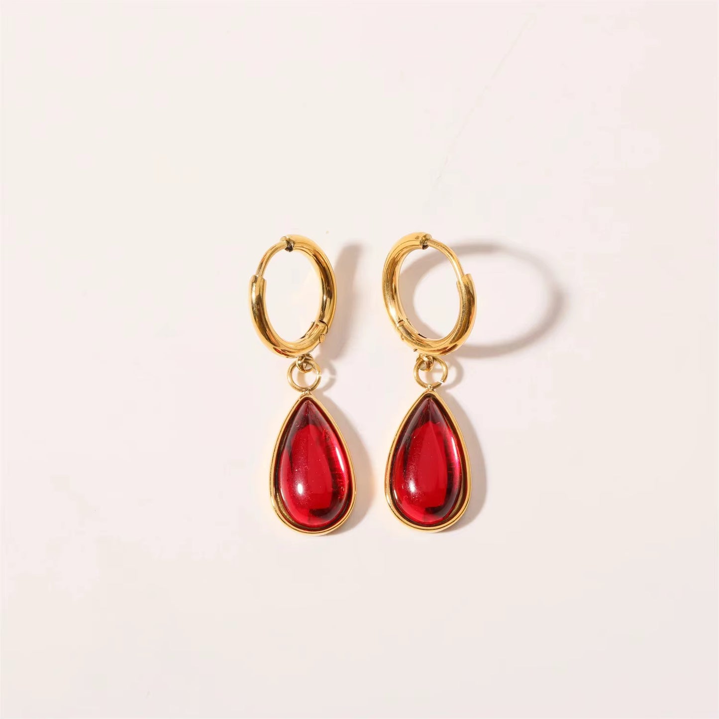 Zircon Drop Earrings