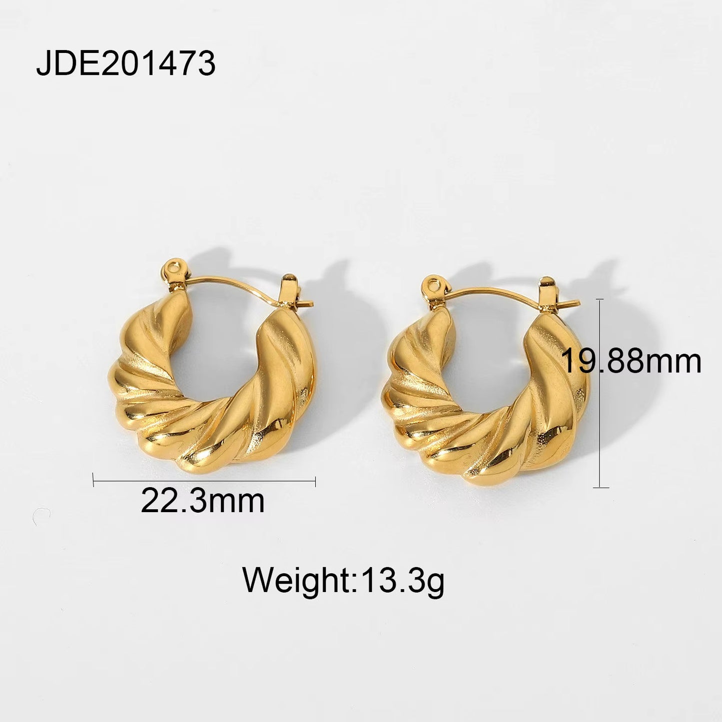 Gold Hoop Earrings