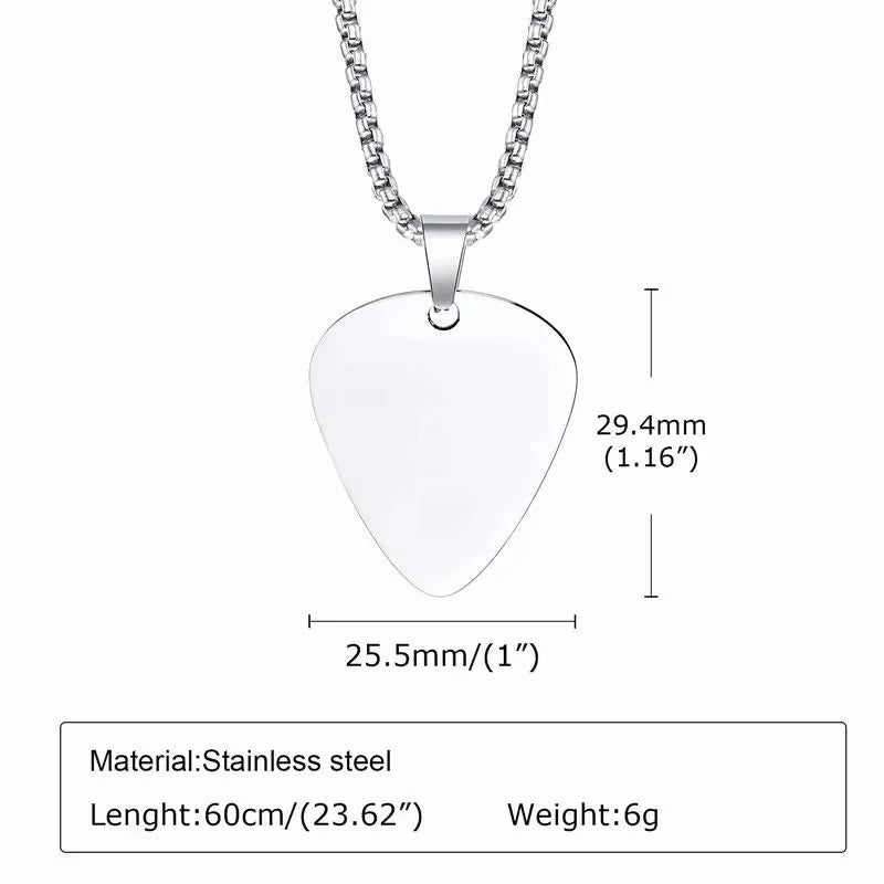 Guitar Pick Pendant