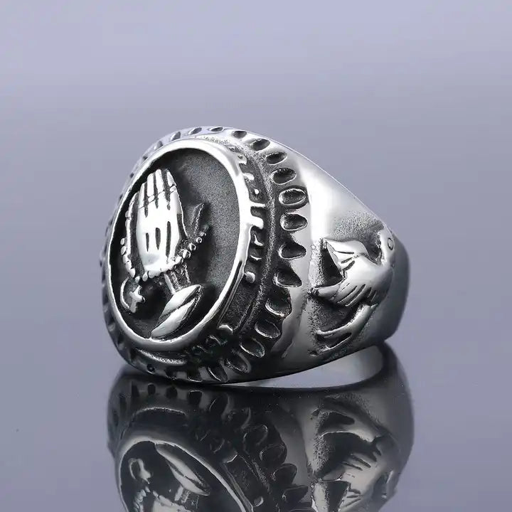 Religious Catholic Rosary Prayer Ring