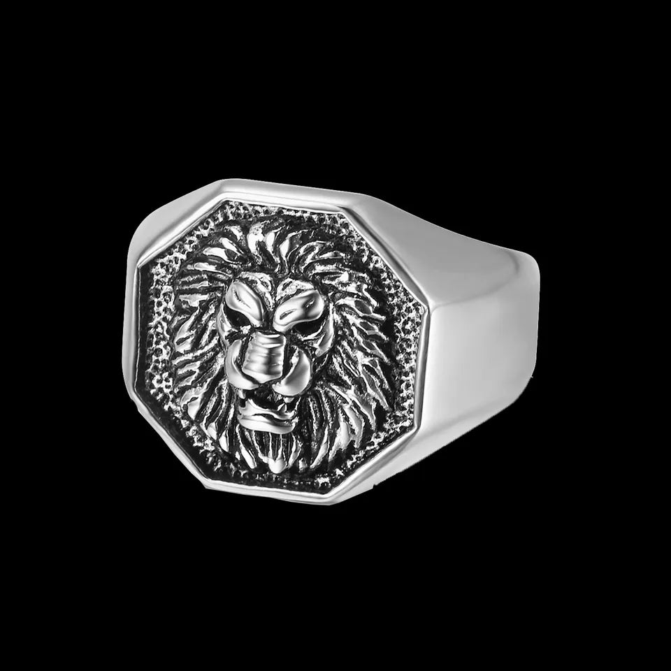 Lion Head Rings