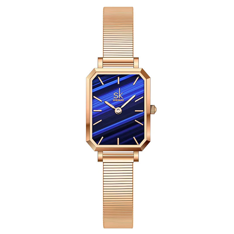 Green Rose Gold Watch