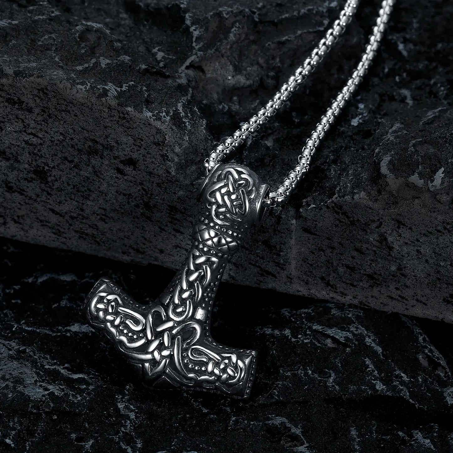 Runic Hammer Pendant