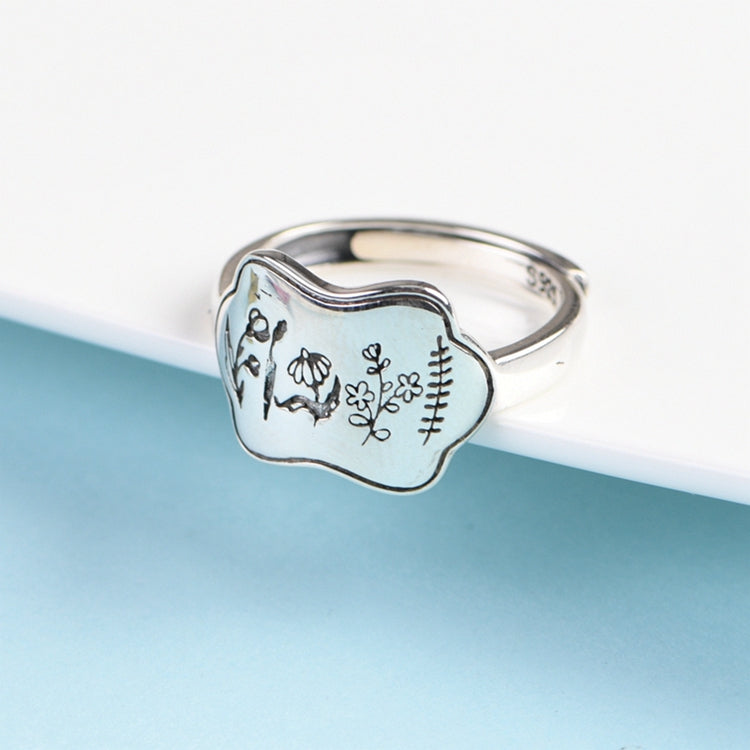 Flower Opening Adjustable Ring