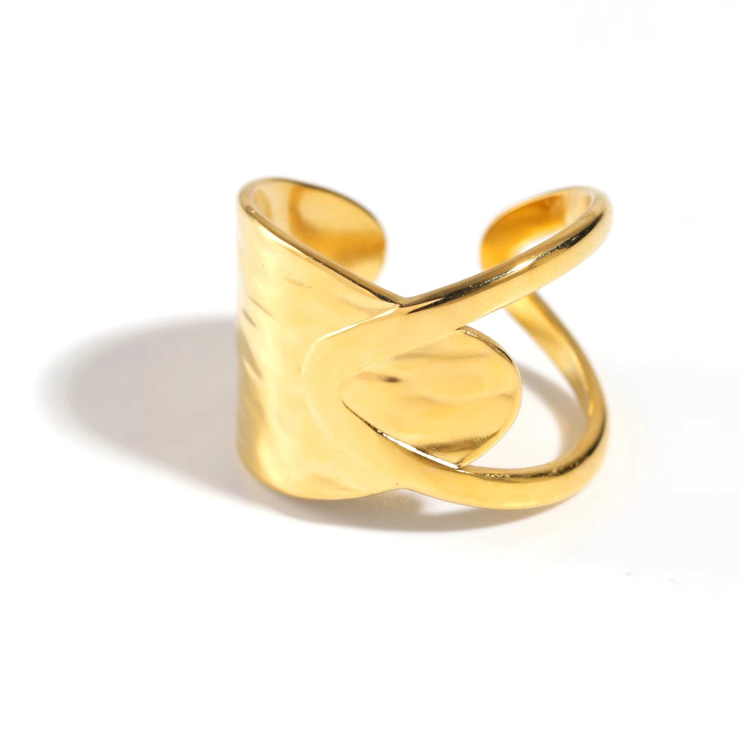 Golden Chain Ring Set