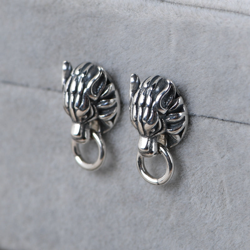 lion Stud Earrings