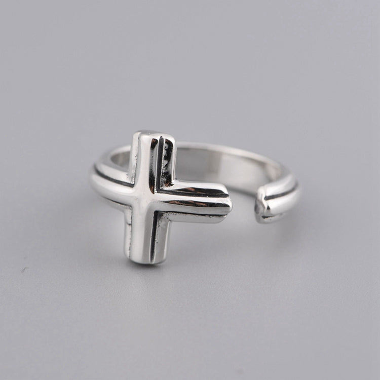Cross Adjustable ring