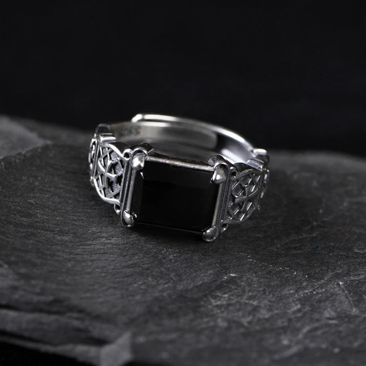 Crown Agate Ring