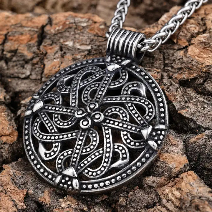 Shield Sun Cross Pendant