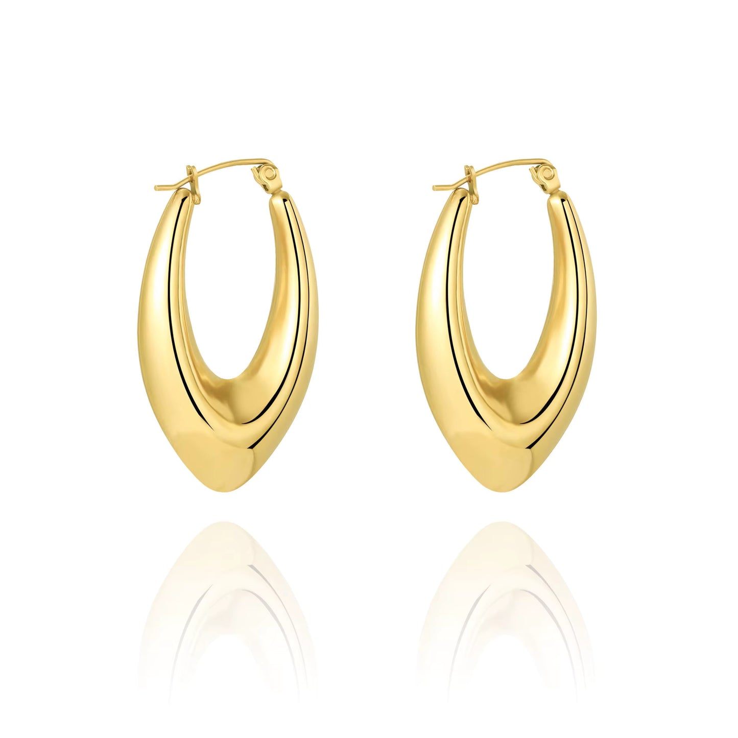 Hoops Geometric Earrings