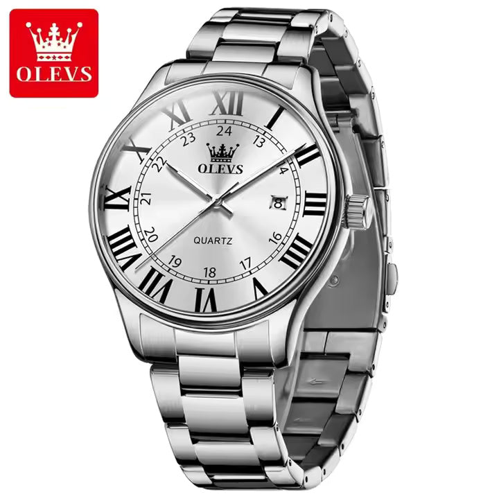 Silver Quartz Watch