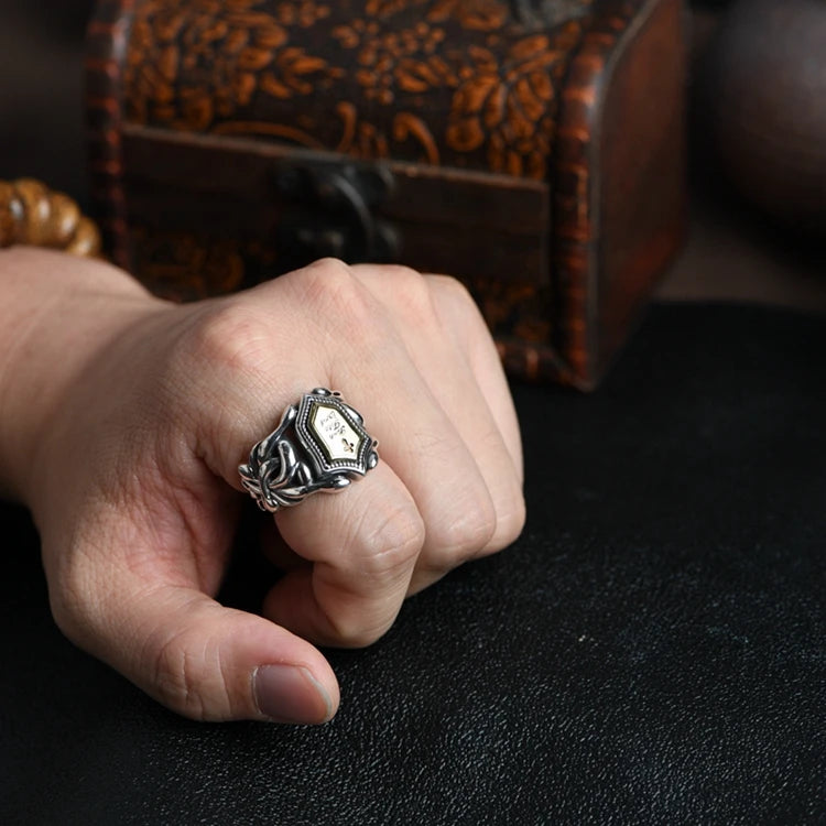 Shield Cross Ring