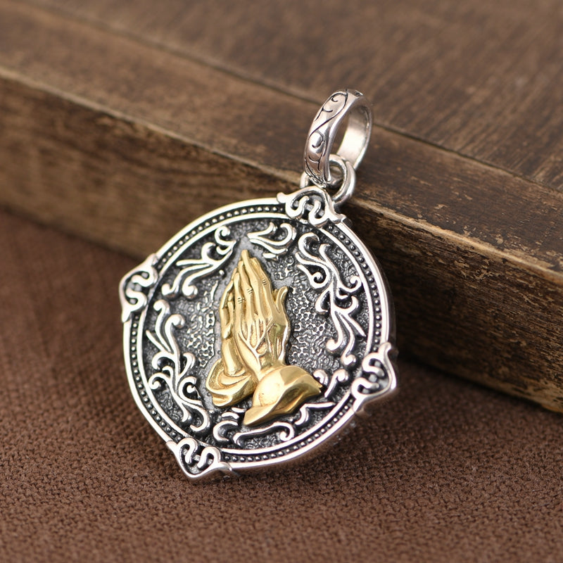 Prayer Hands Necklace