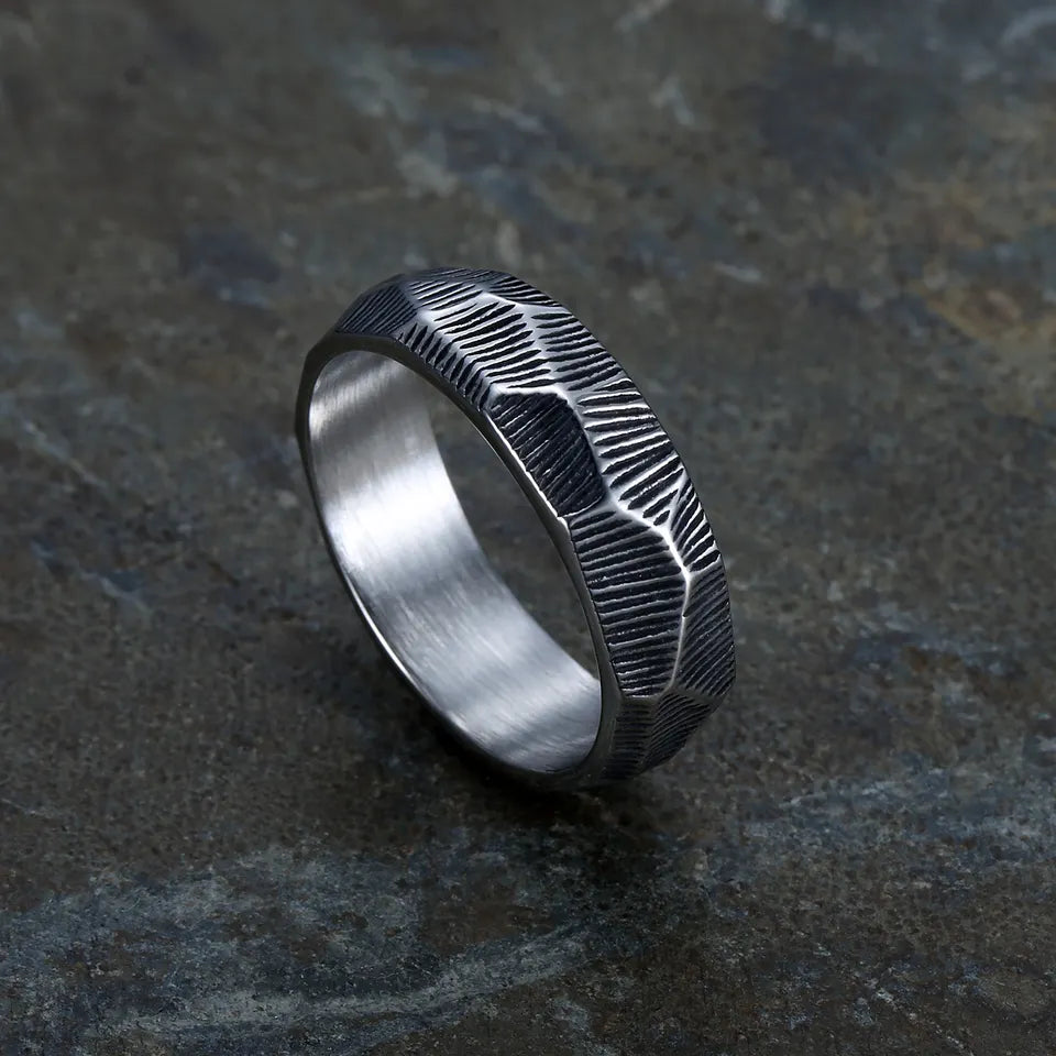 Hammer Stamp Ring