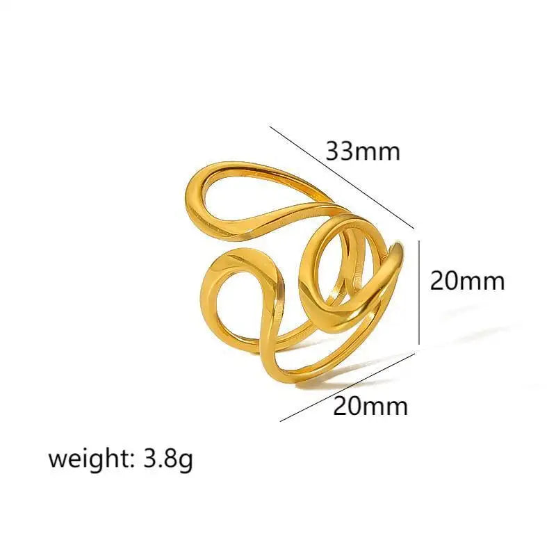Gold Stack Rings