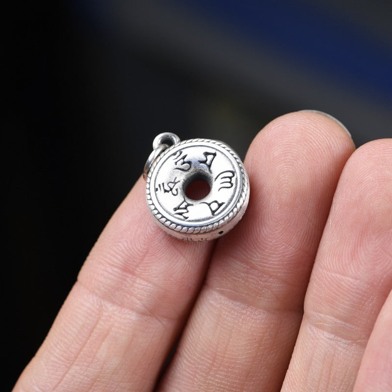 Peace Button Chinese Necklace