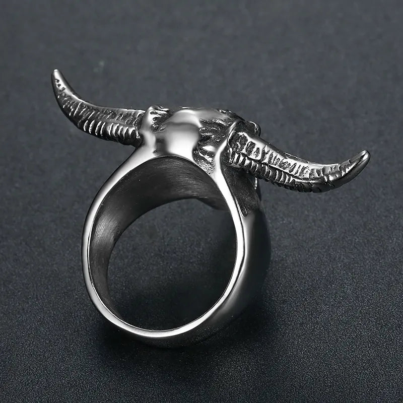 Bull Head Ring