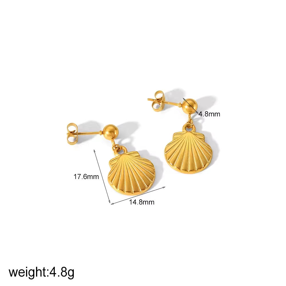 Stainless Ocean Earrings