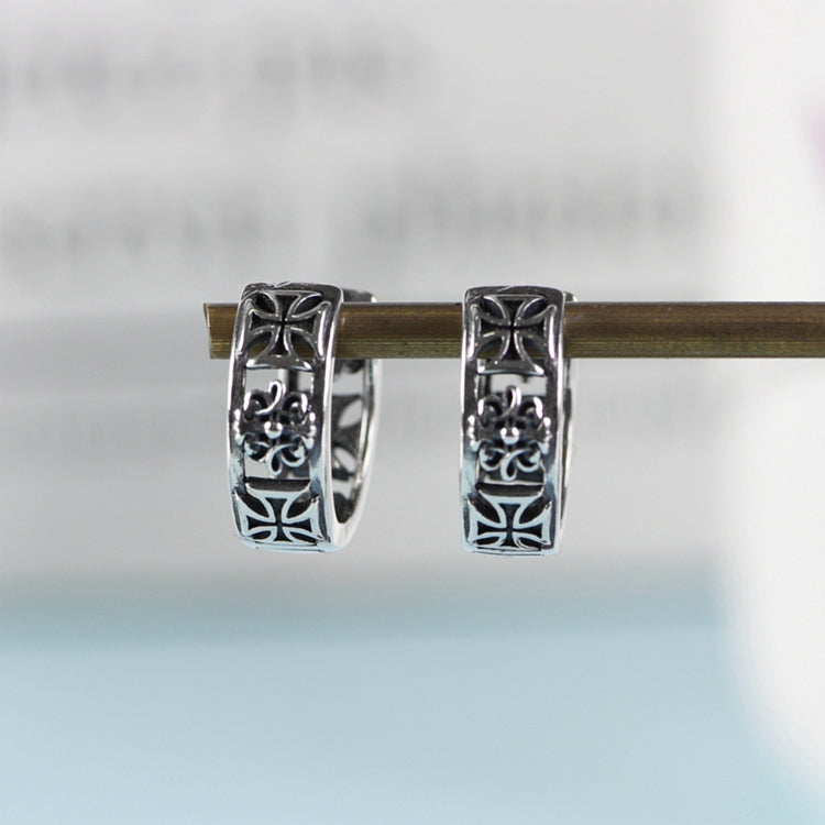 Hollow Cross Earrings