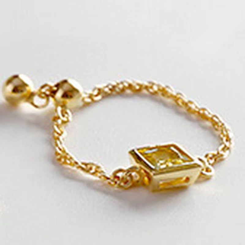 Rectangle Adjustable Chain Ring