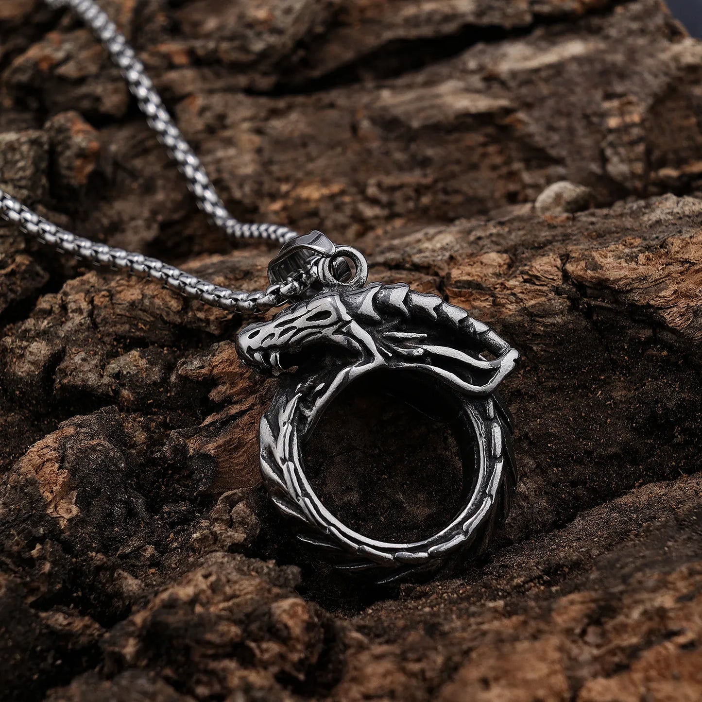 Ouroboros Serpent Pendant