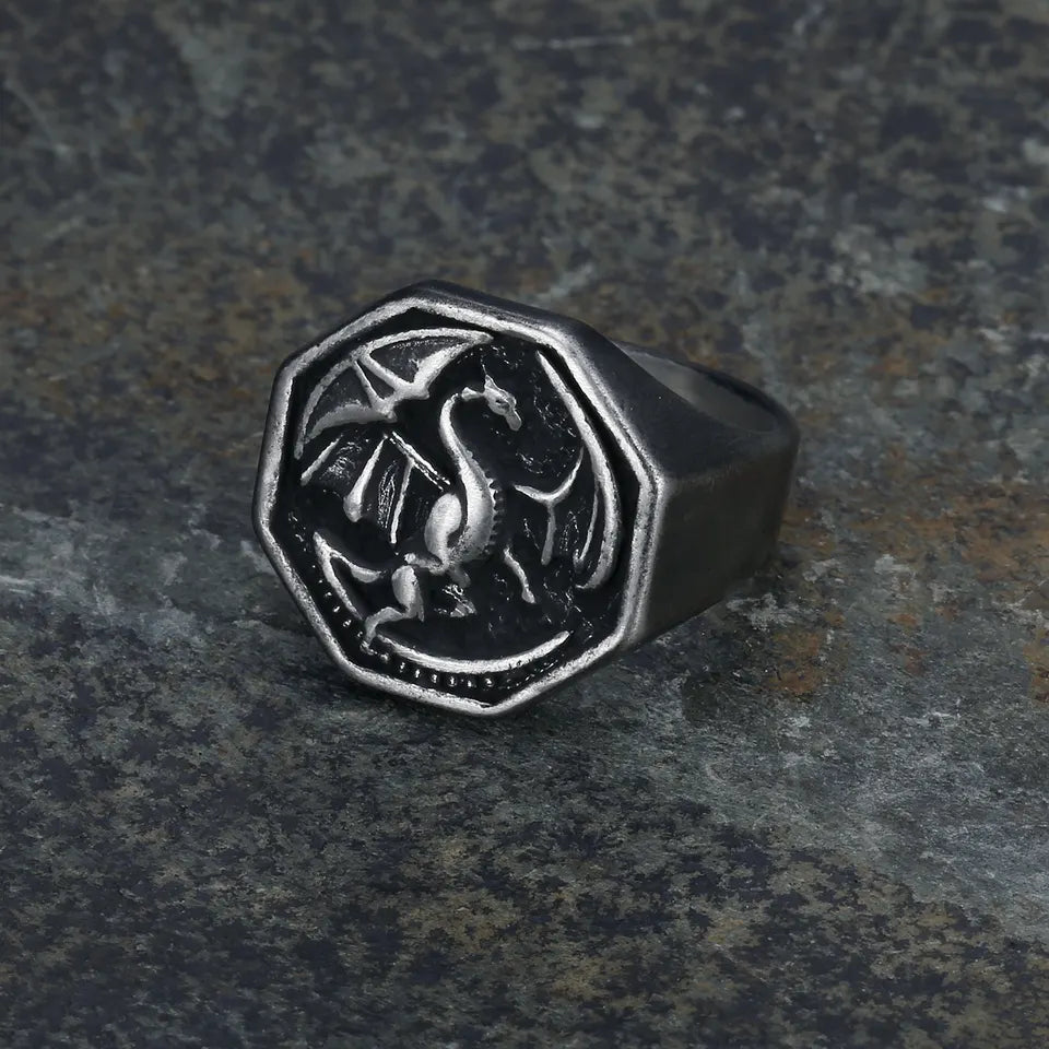 Dragon Silver Ring