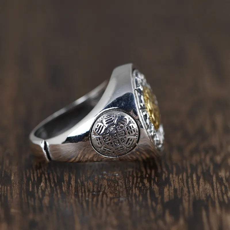Rotating Silver Ring