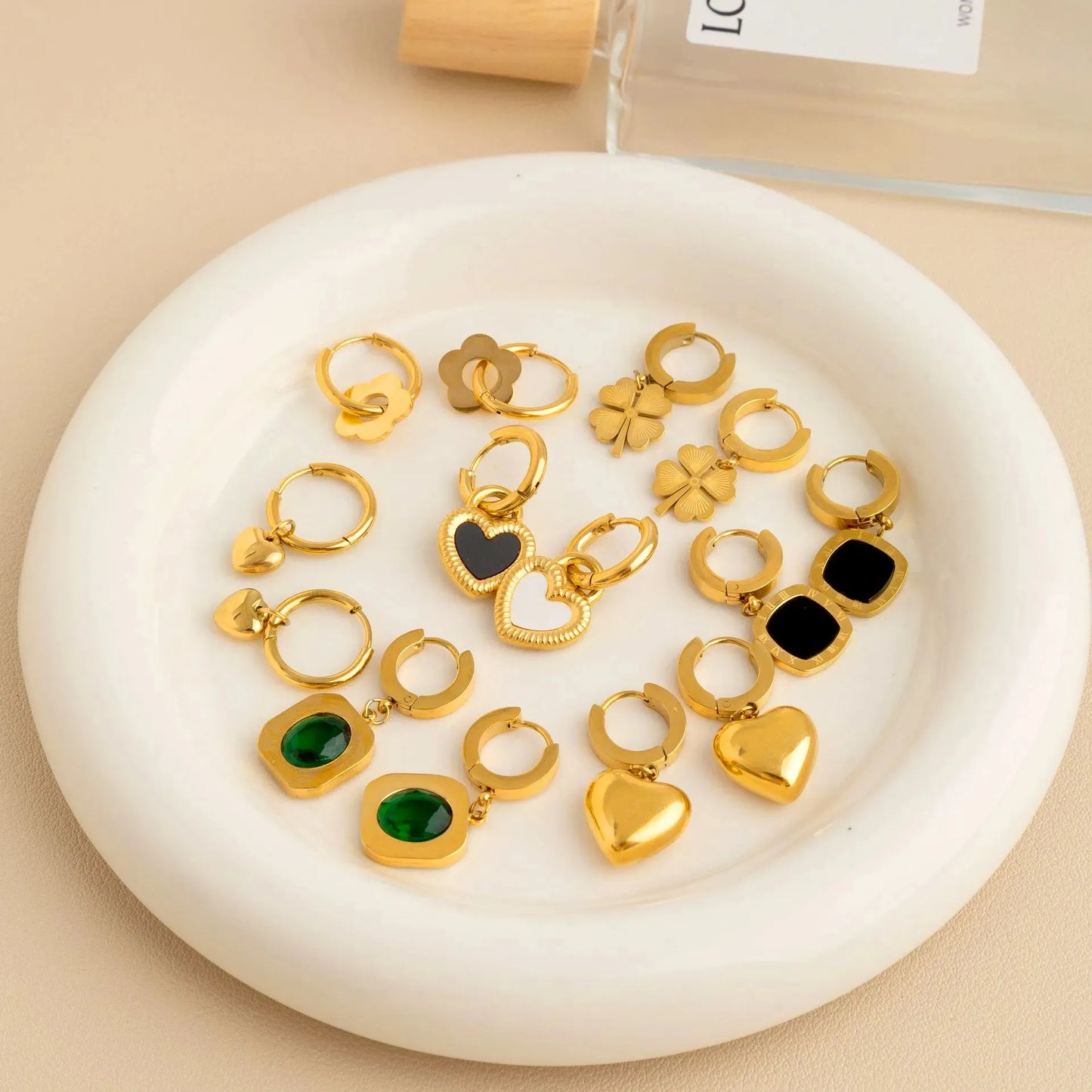Geometric Dangle Earrings