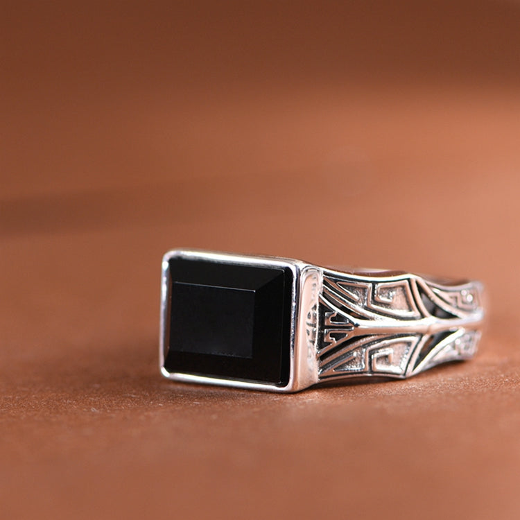 Geometric Gemstone Rings