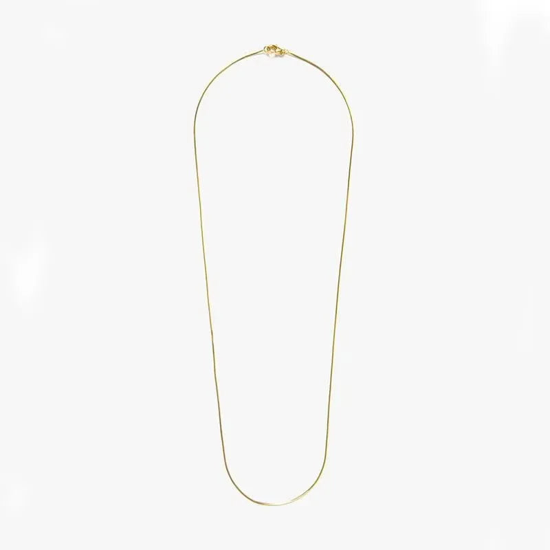 Minimalist Snake Chain Necklace