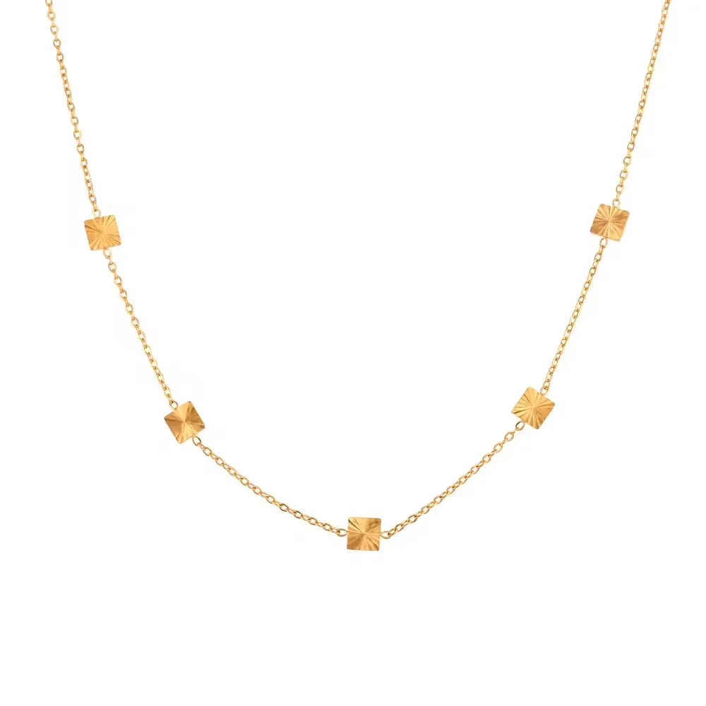Geometric Charm Necklace