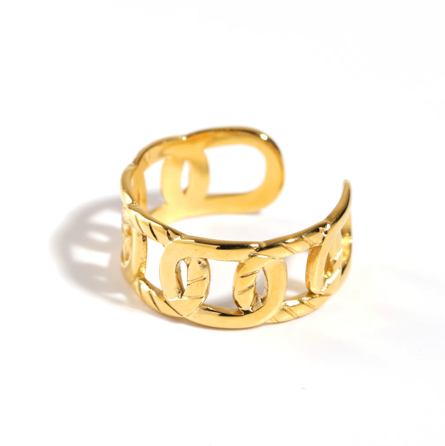 Open Gold Plated Ring