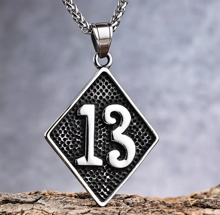 Number 13 Pendant