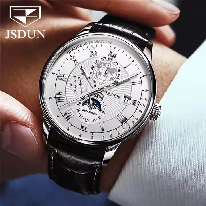 Globe Motif Watch