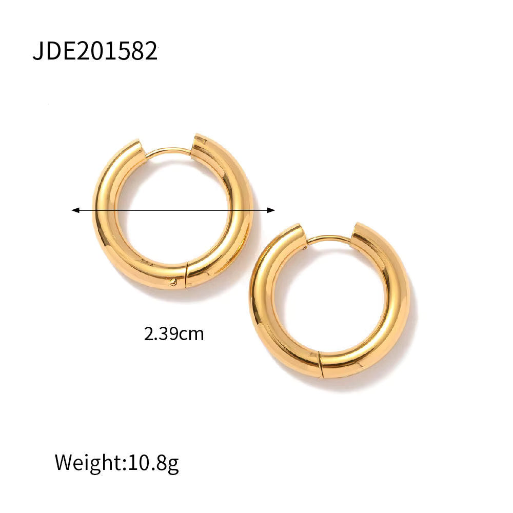 Gold Hoop Earrings
