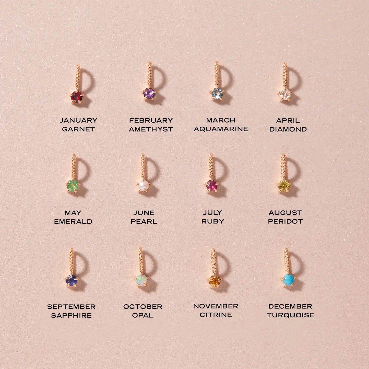 Zodiac Gemstone Necklace