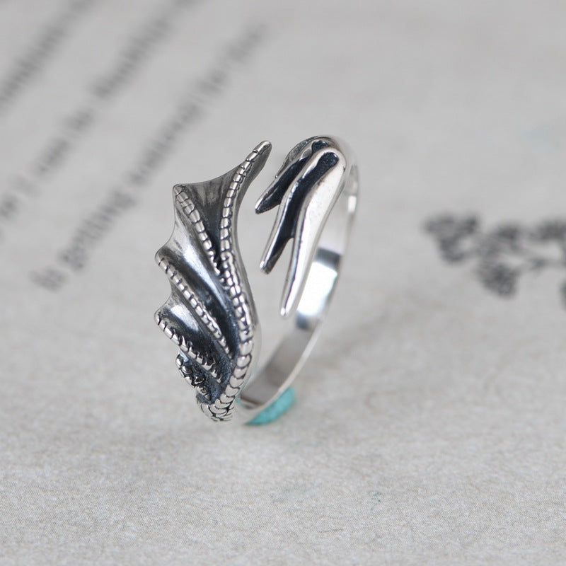 Winged Silver Ring