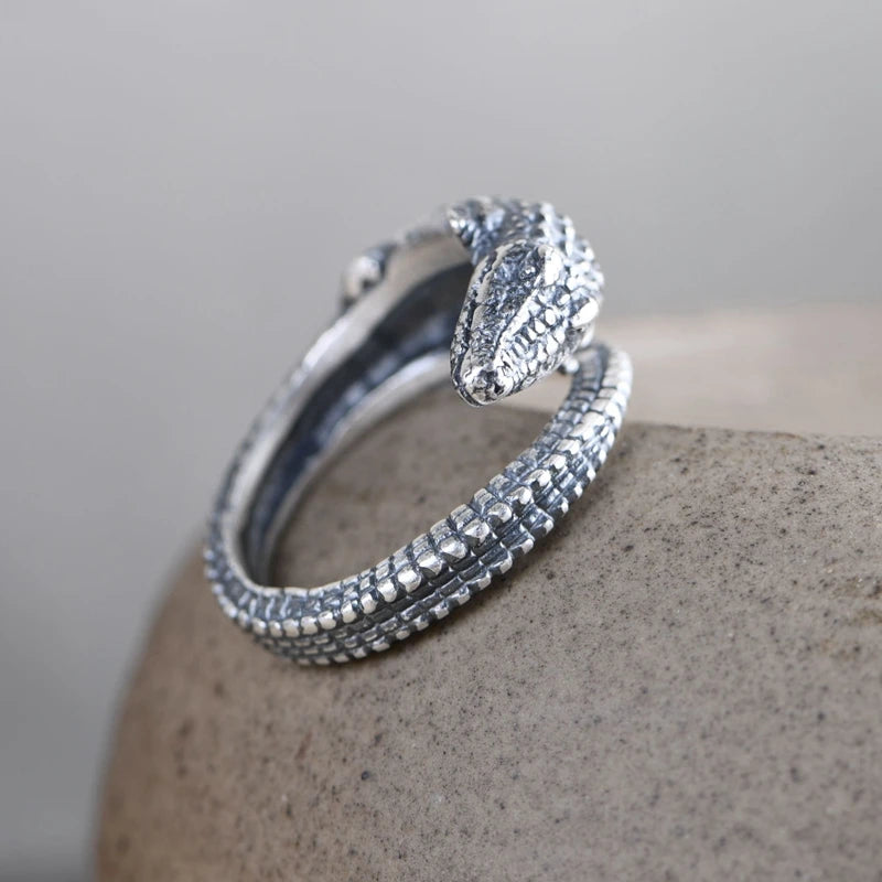 Bold Alligator Ring