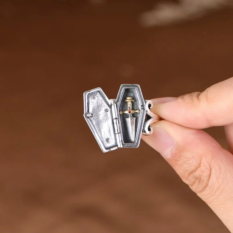 Coffin Cross Ring