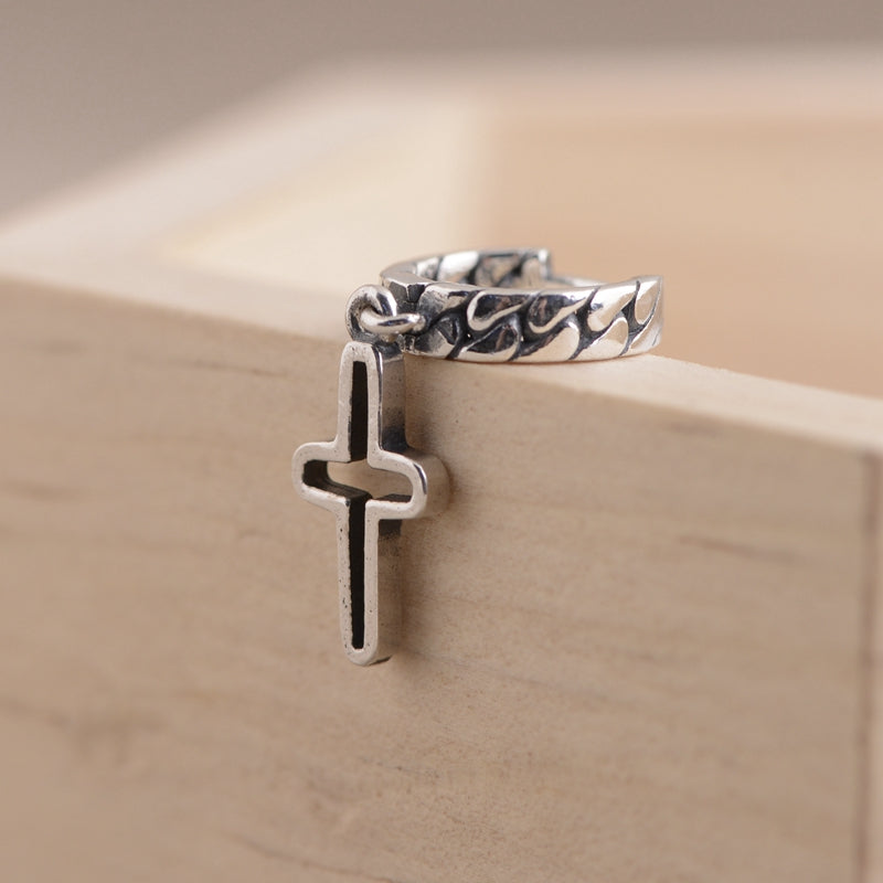 Cross Design Earrings