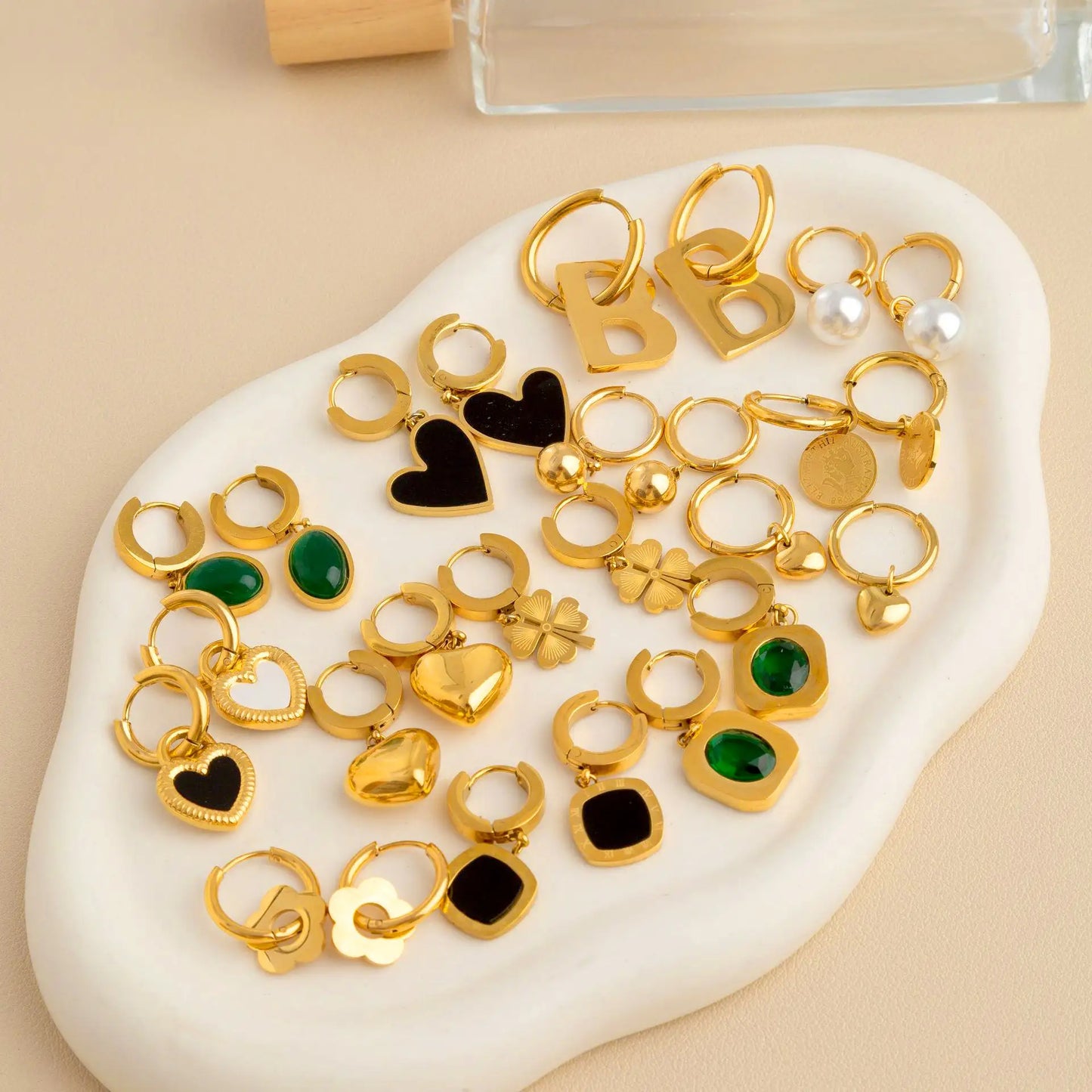 Geometric Dangle Earrings