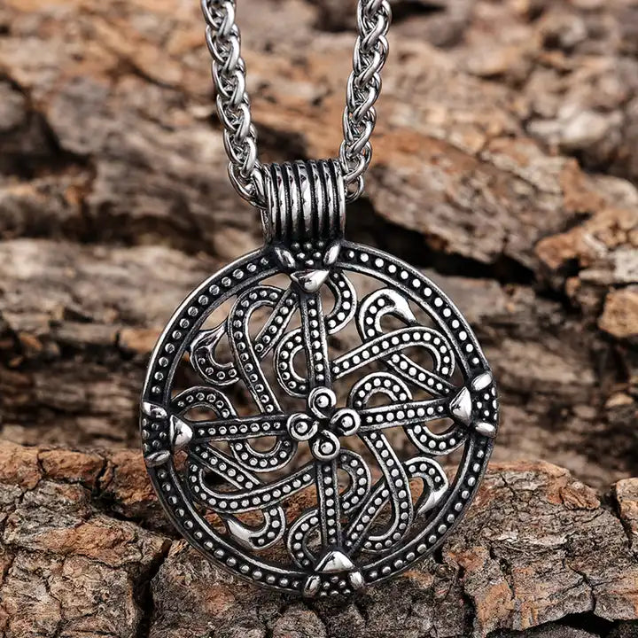 Shield Sun Cross Pendant
