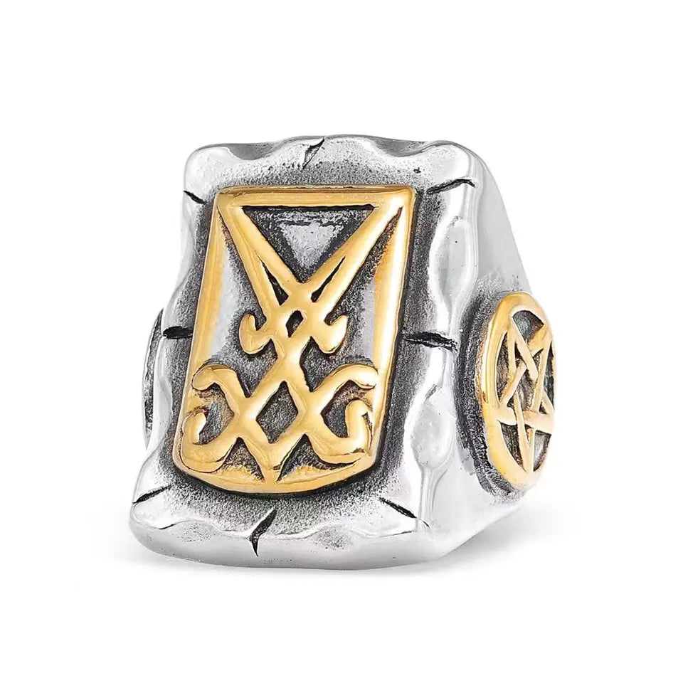 Lucifer Sigil Star Ring