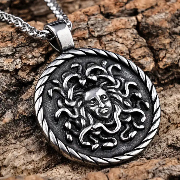 Medusa Snake Pendant