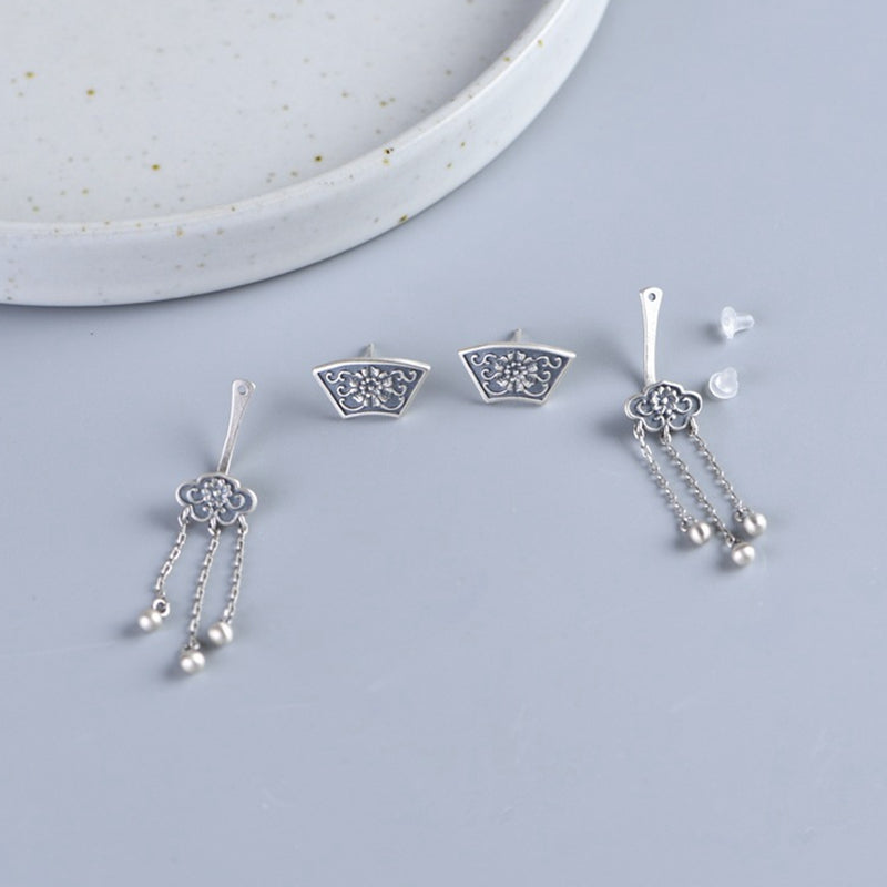 Fringe Fan Earrings