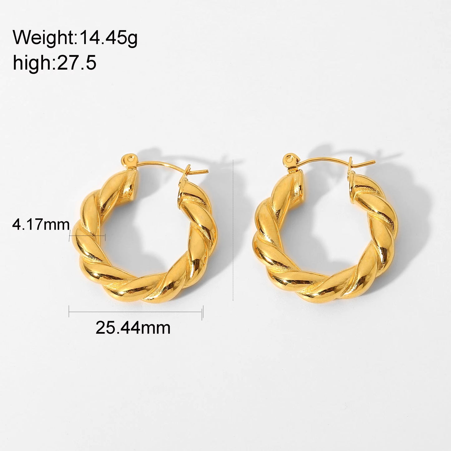 Gold Hoop Earrings